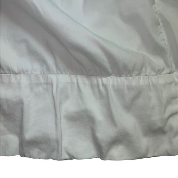 Prada White Bubble Mini Dress Blouse with Pockets - Picture 15 of 16